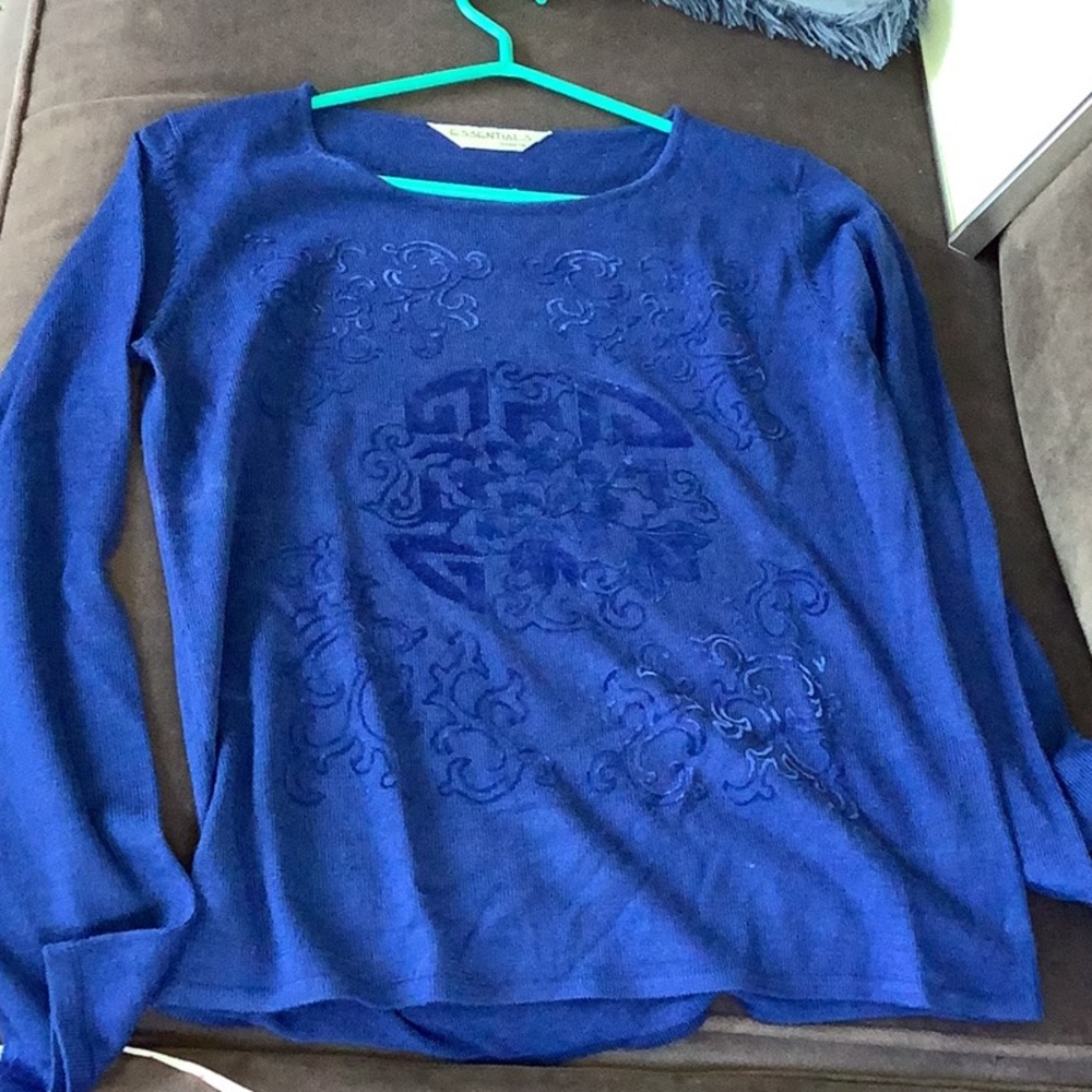 Essentials cobalt blue sweater
